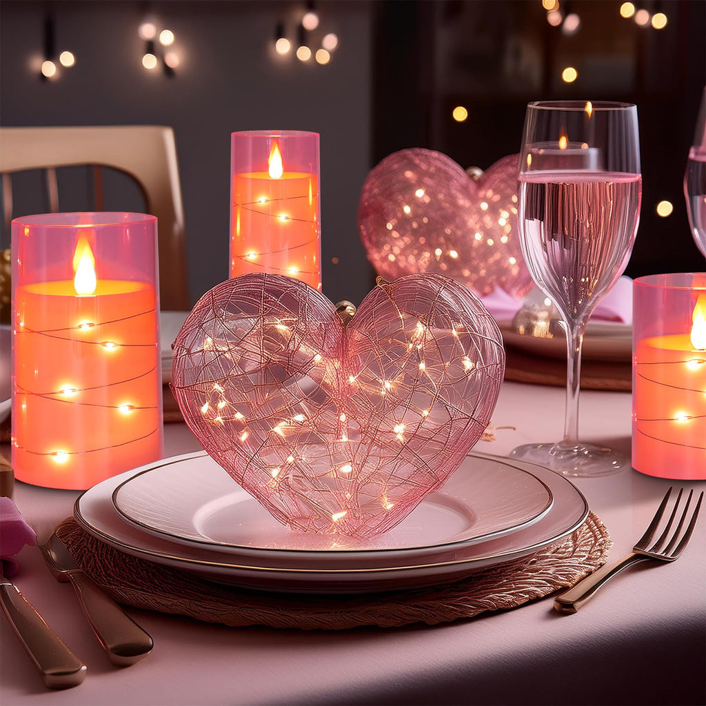 Aignis 12-Pack Waterproof Flameless Candles, 2.2" Slim Plastic Battery Operated LED Pillar Candles with 2 Remotes & Timers, Melt-Proof Fake Electric Candles for Outdoor Patio, Wedding, Home Decor