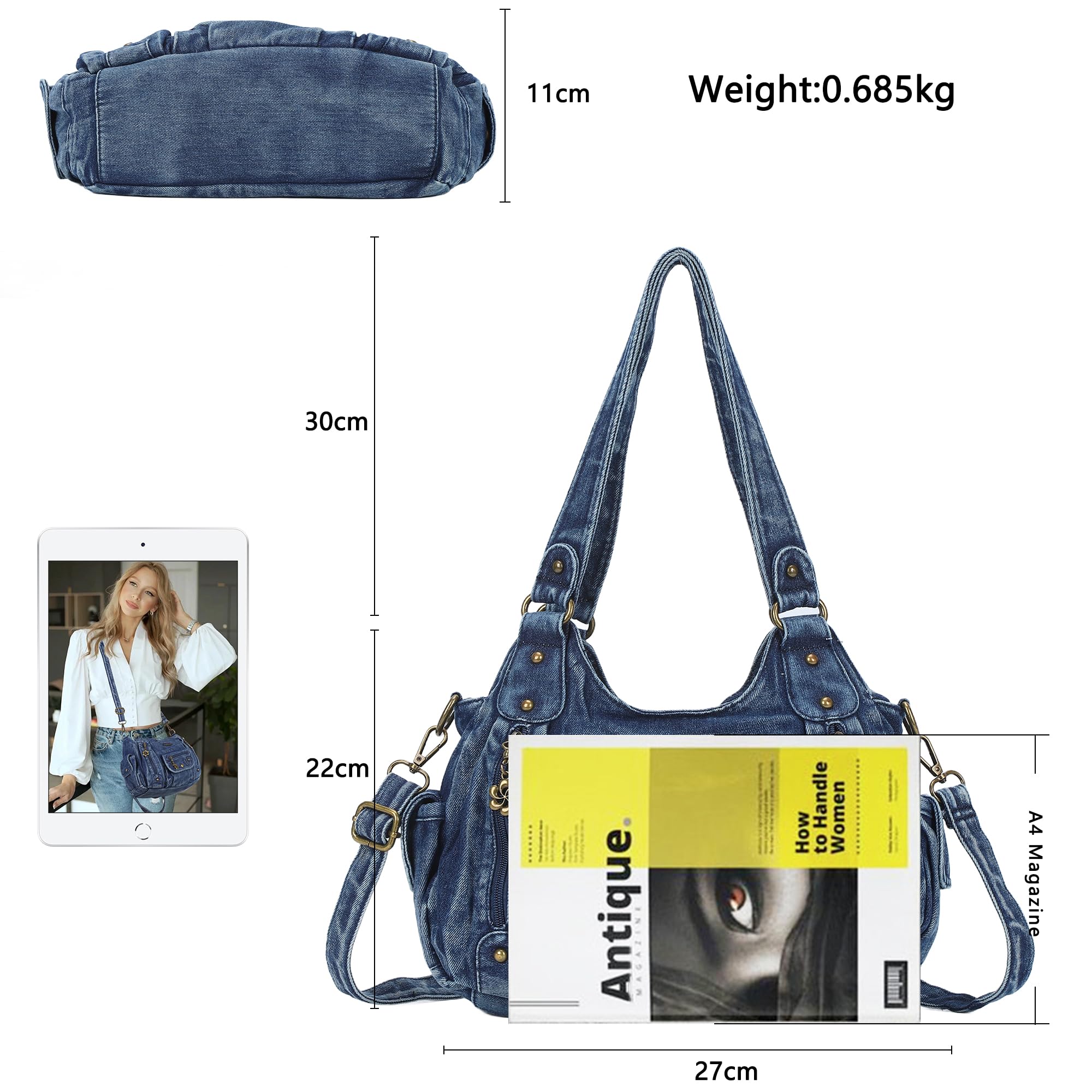 Angel Barcelo Purses for Women Soft PU Leather Shoulder Bag Crossbody Purse and Handbags