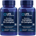 Life Extension BioActive Complete B-Complex, Heart, Brain and Nerve Support, Healthy Energy, Metabolism, Complete B Complex, 60 Vegetarian Capsules