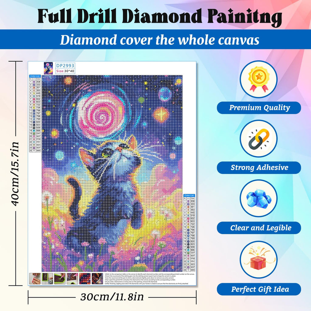Yunnuo Diamond Art Kit, Tropical Beach Sunset with Palm Trees, DIY Round Gem Art Canvas, Crafts for Adults and Beginners, 12x16 in, Landscape Painting