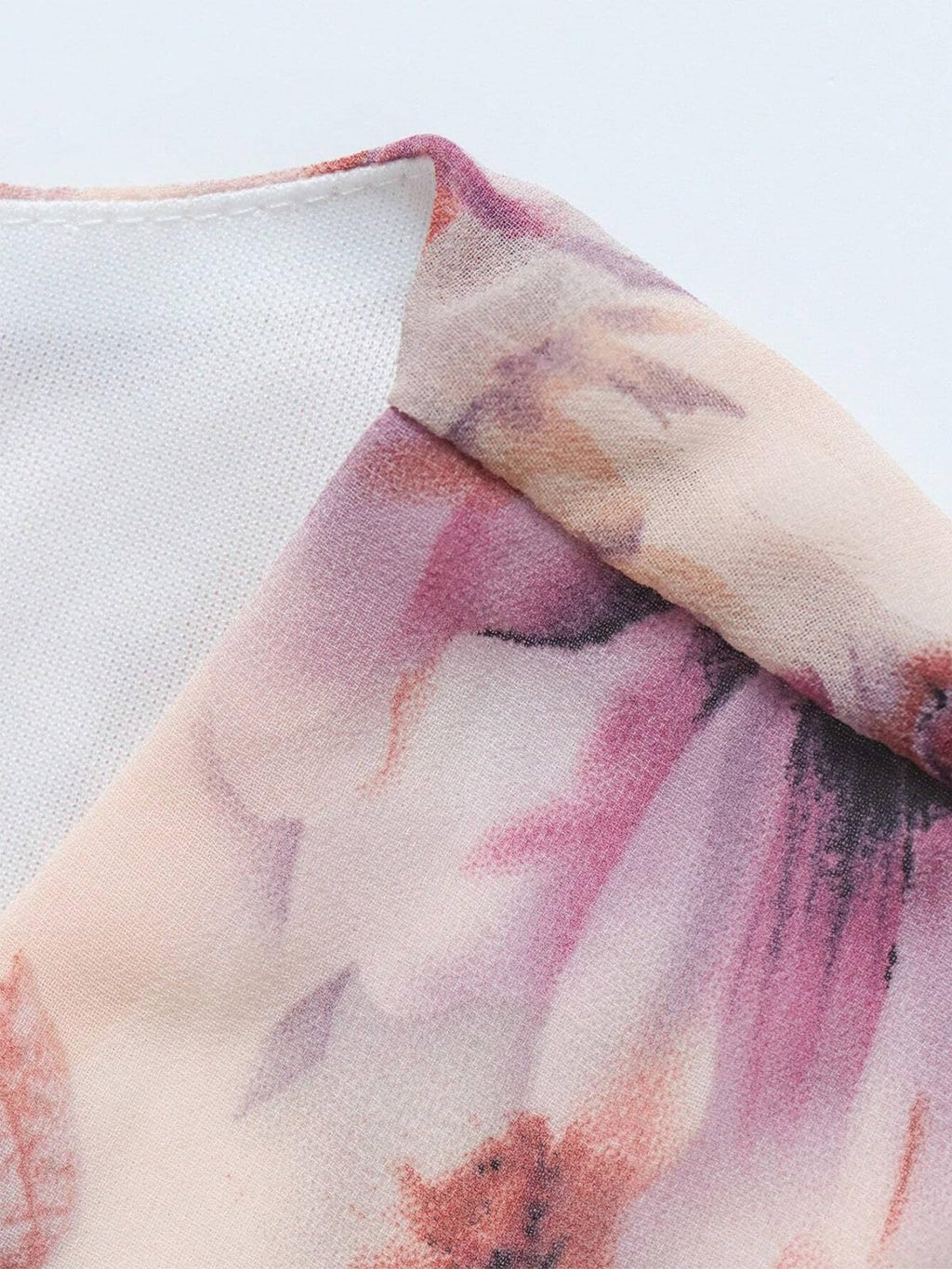 Spring Summer 2024 Plus Size Womens Dresses V Neck Casual Elegant Long Sleeve Floral Print Maxi Dress