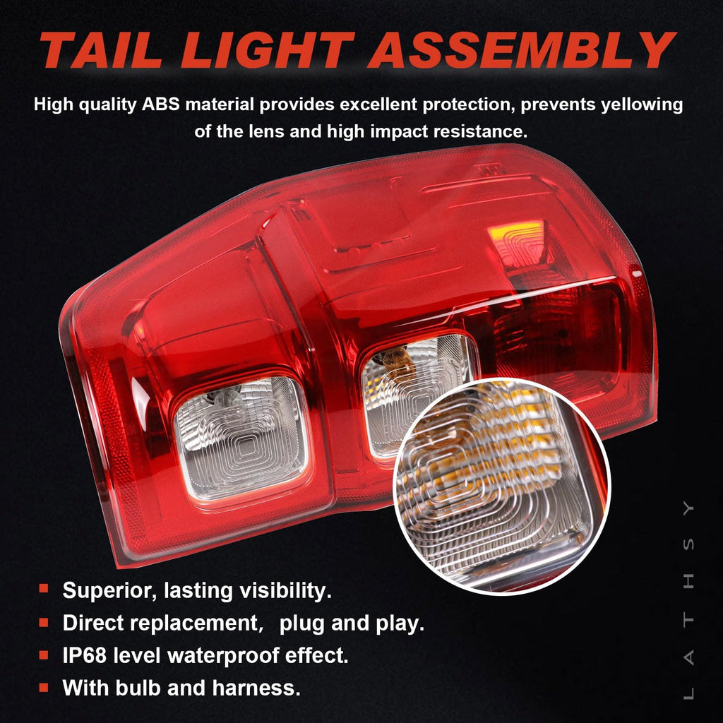 LED Tail Light w/Blind Spot Compatible With 2019-2023 Ranger Left Driver Side Taillight Replace Part Number KB3Z13405G (Module NOT Included)