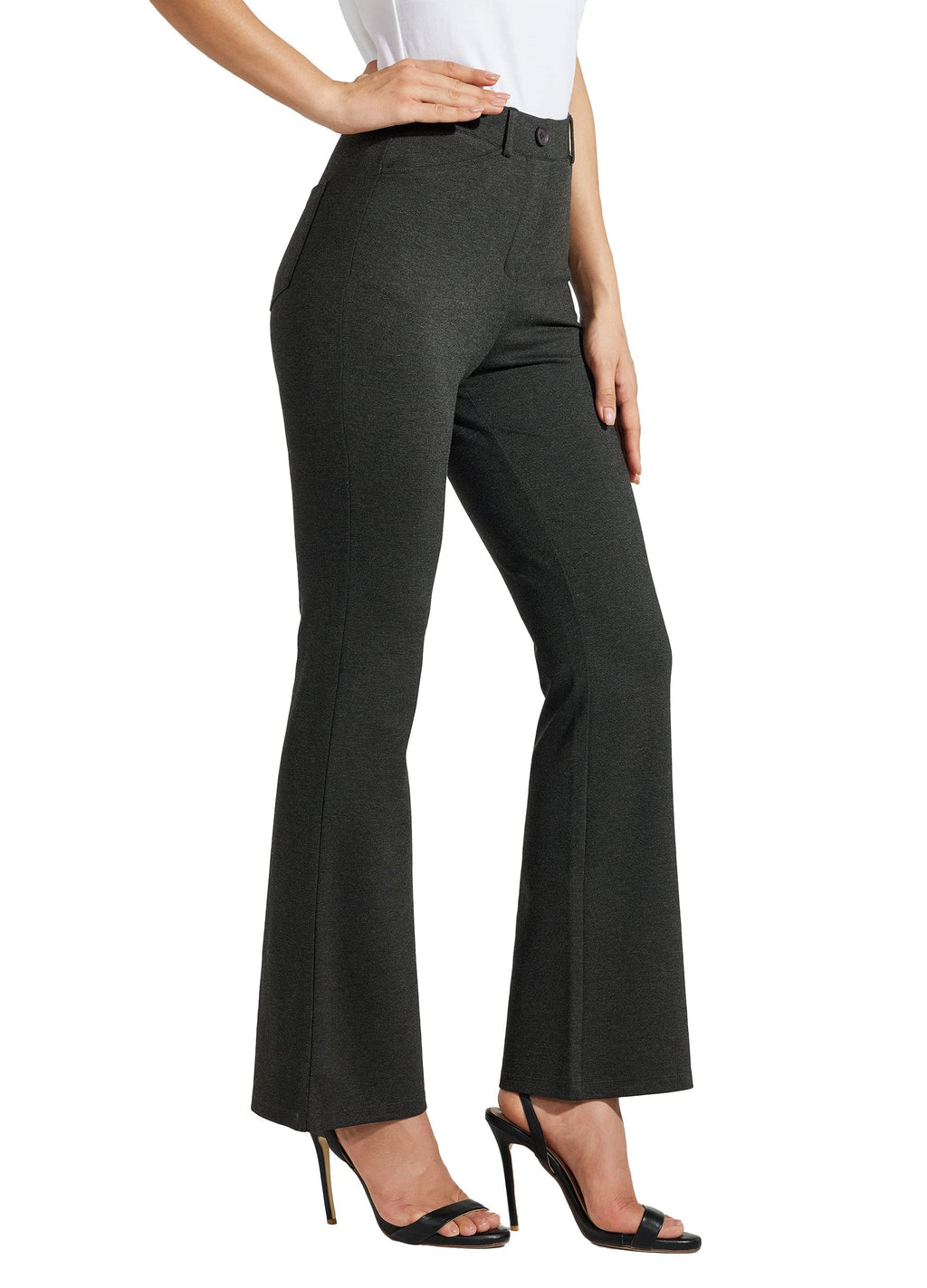 Willit Women's Yoga Dress Pants Bootcut Stretch Work Slacks Office Pants 4 Pockets 28"/29"/30"/31"/33"
