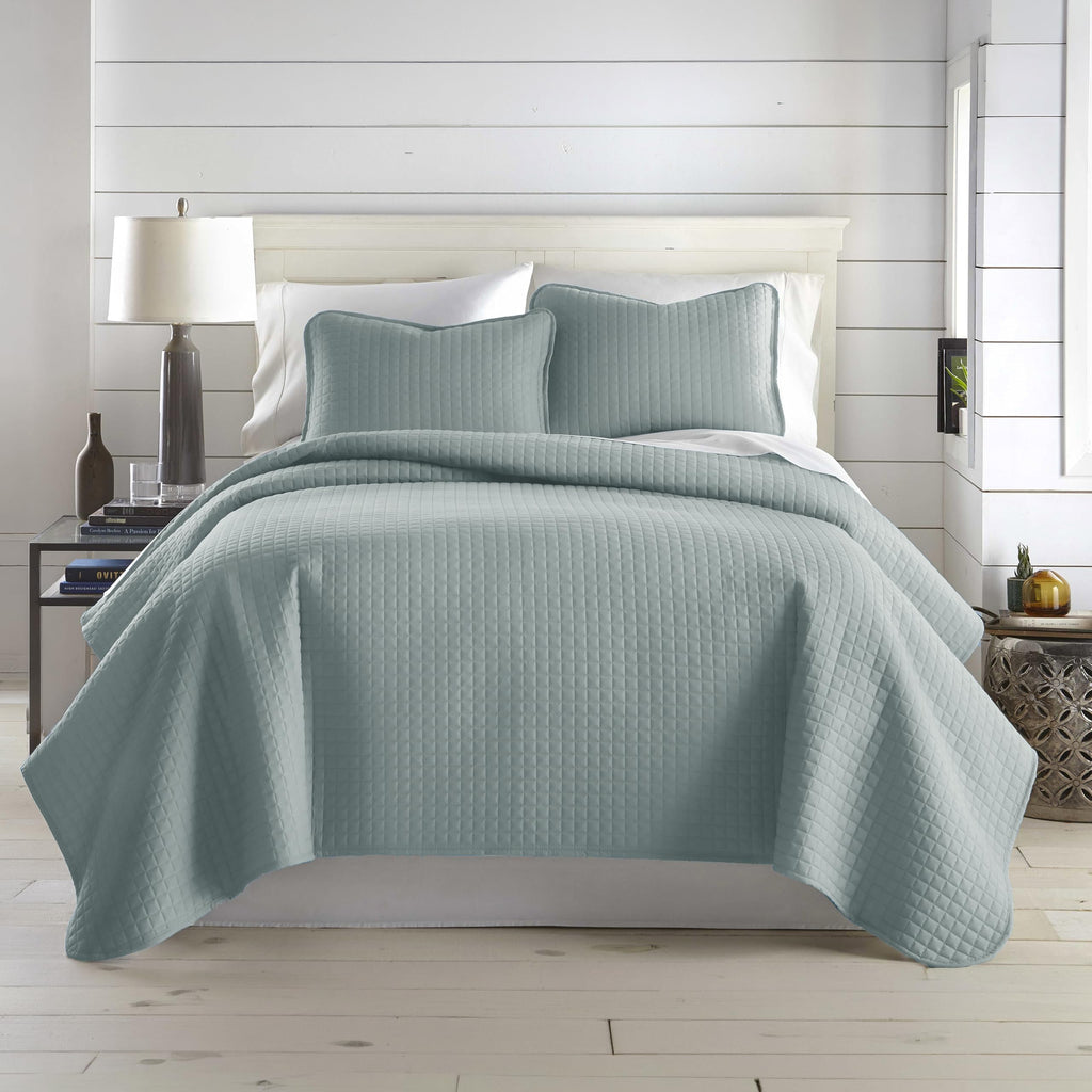 Southshore Fine Living, Inc. XL Twin Quilt Set, Microfiber Quilted Bedspread, White Bedding Twin Coverlet w/Pillow Sham, Pet Hair Resistant Bedding Coverlet Set, Quilted Coverlet, Bright White Quilt