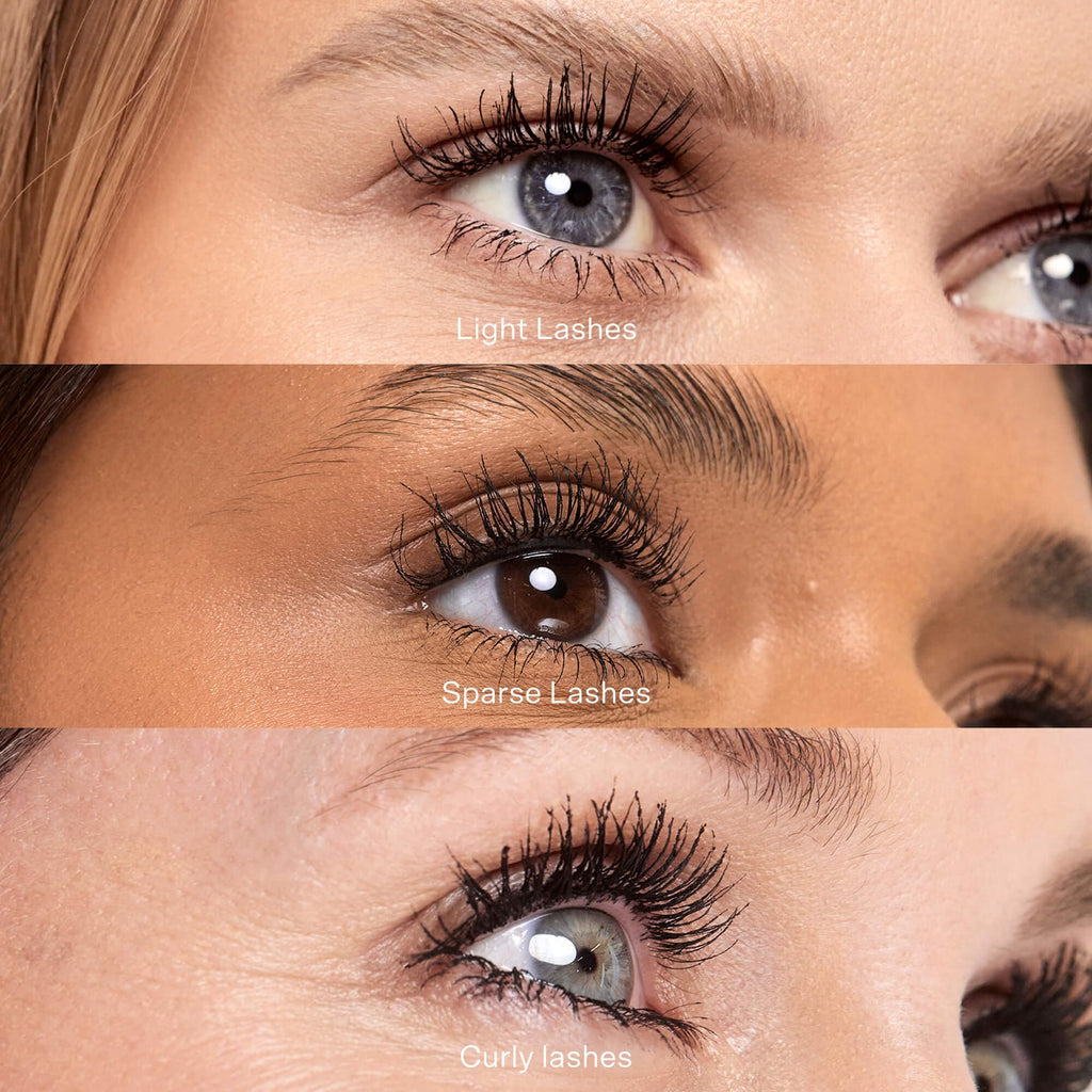 Tower 28 MakeWaves Vegan Black Mascara - Volumizing & Lengthening Mascara for Sensitive Eyes - With Aquaflex Technology for Humidity-Proof Lift - Hypoallergenic Eye Makeup - Jet (0.29 oz)