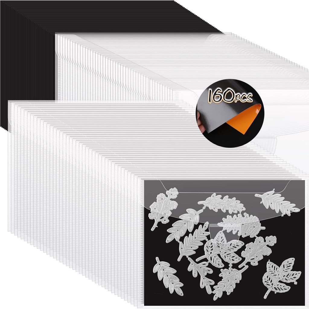 20 PCS Stamp and Die Storage Bag and Rubber Magnetic Sheets,die Storage Set for Storage Die Cutting, DIY Scrapbooking