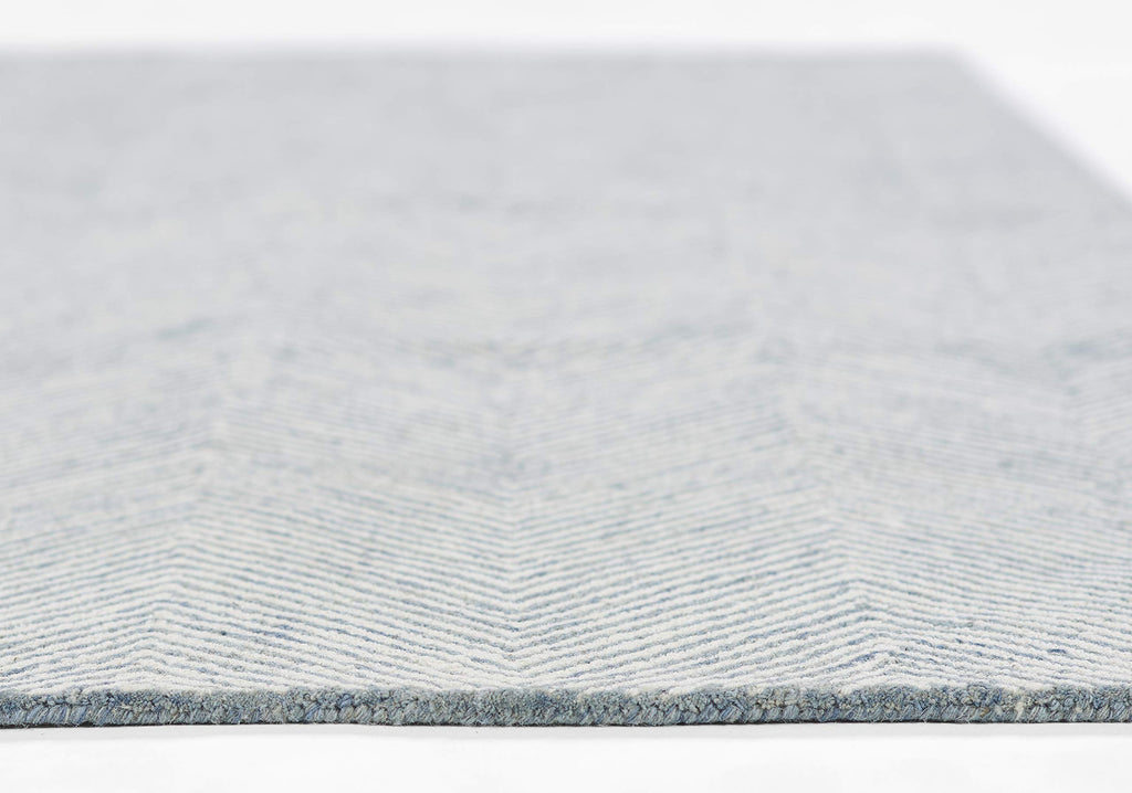 Momeni Charles Wool Hand Tufted Contemporary Indoor Area Rug, Blue, 2' X 3'
