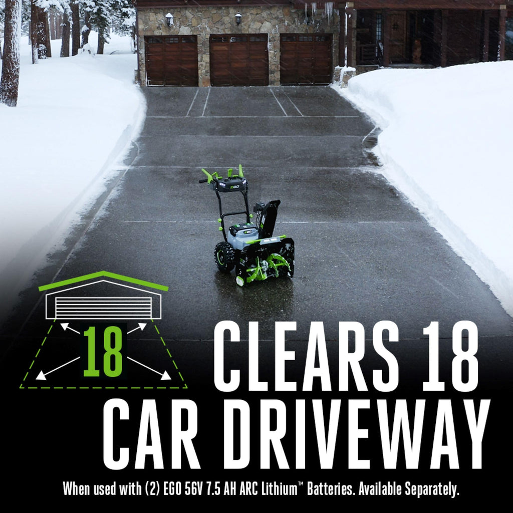 EGO POWER+ 24" Electric Snow Blower, Self-Propelled 2-Stage, Battery and Charger Not Included - SNT2400