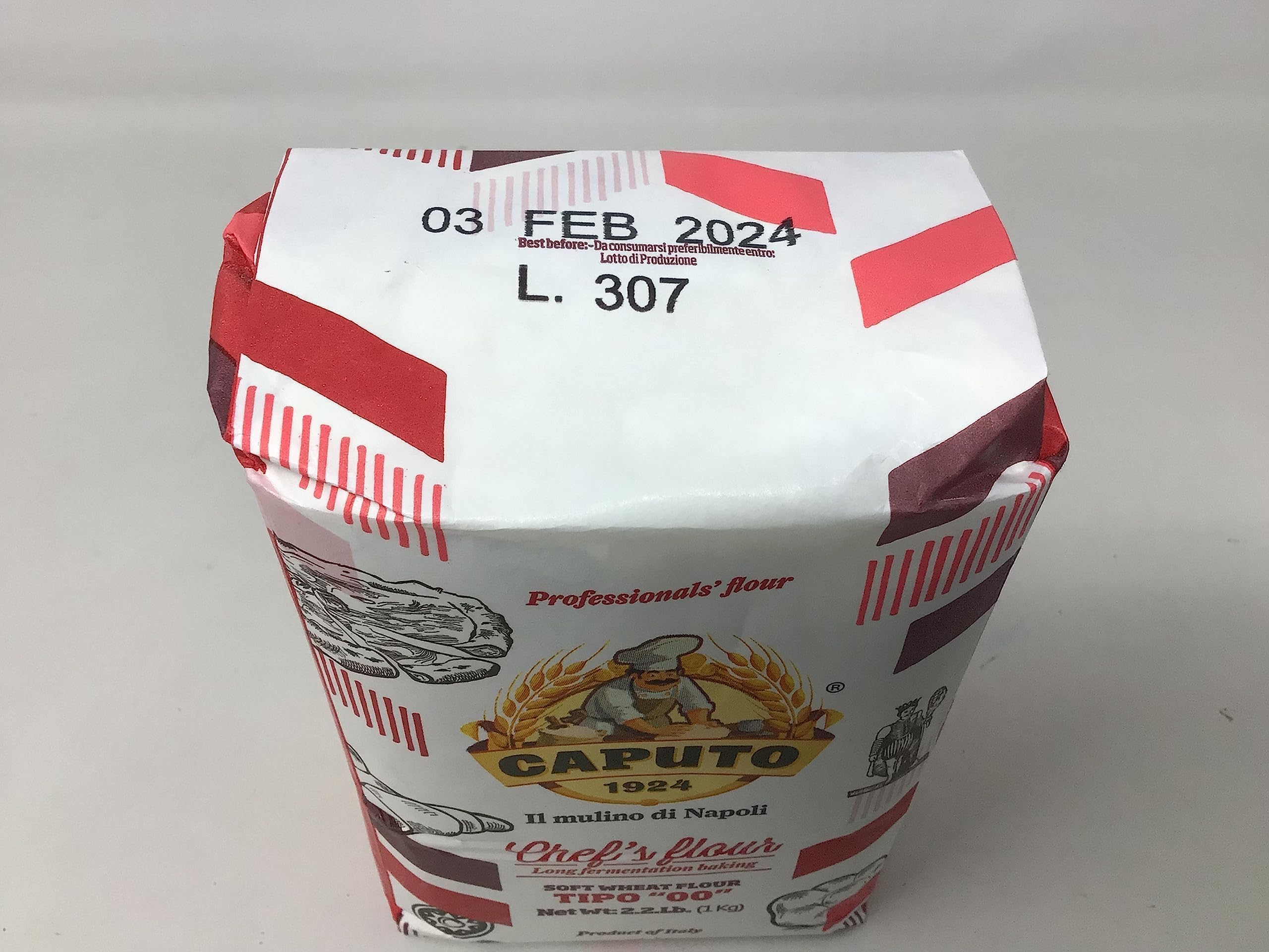 Antimo Caputo Chef's Flour 2.2 LB - Italian Double Zero 00 - Soft Wheat for Pizza Dough, Bread, & Pasta