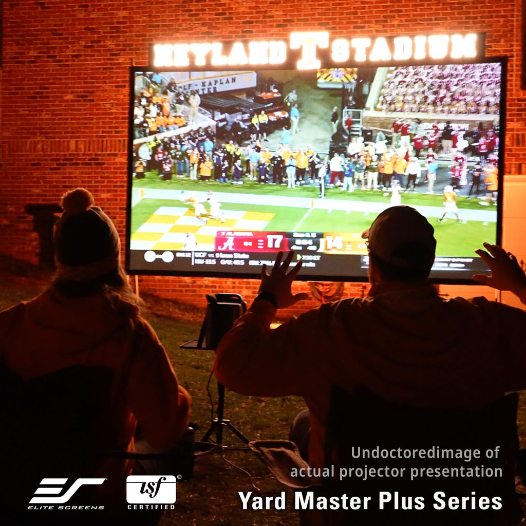 Elite Screens 100-inch Wraith Veil DUAL, 16:9, 0.8 Gain, 150° Viewing Angle, Front & Rear Projection Screen, Yardmaster 2 OMS100H2-Dual
