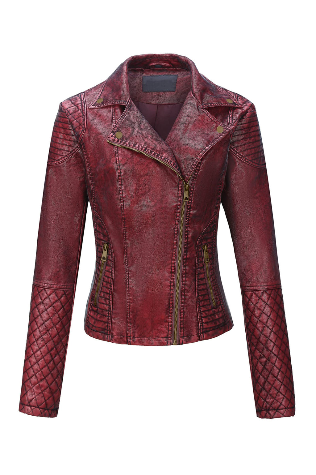 Bellivera Women's Faux Leather Casual Jacket 2026 Spring Trendy Motorcycle Outfits Lightweight Classic Coat