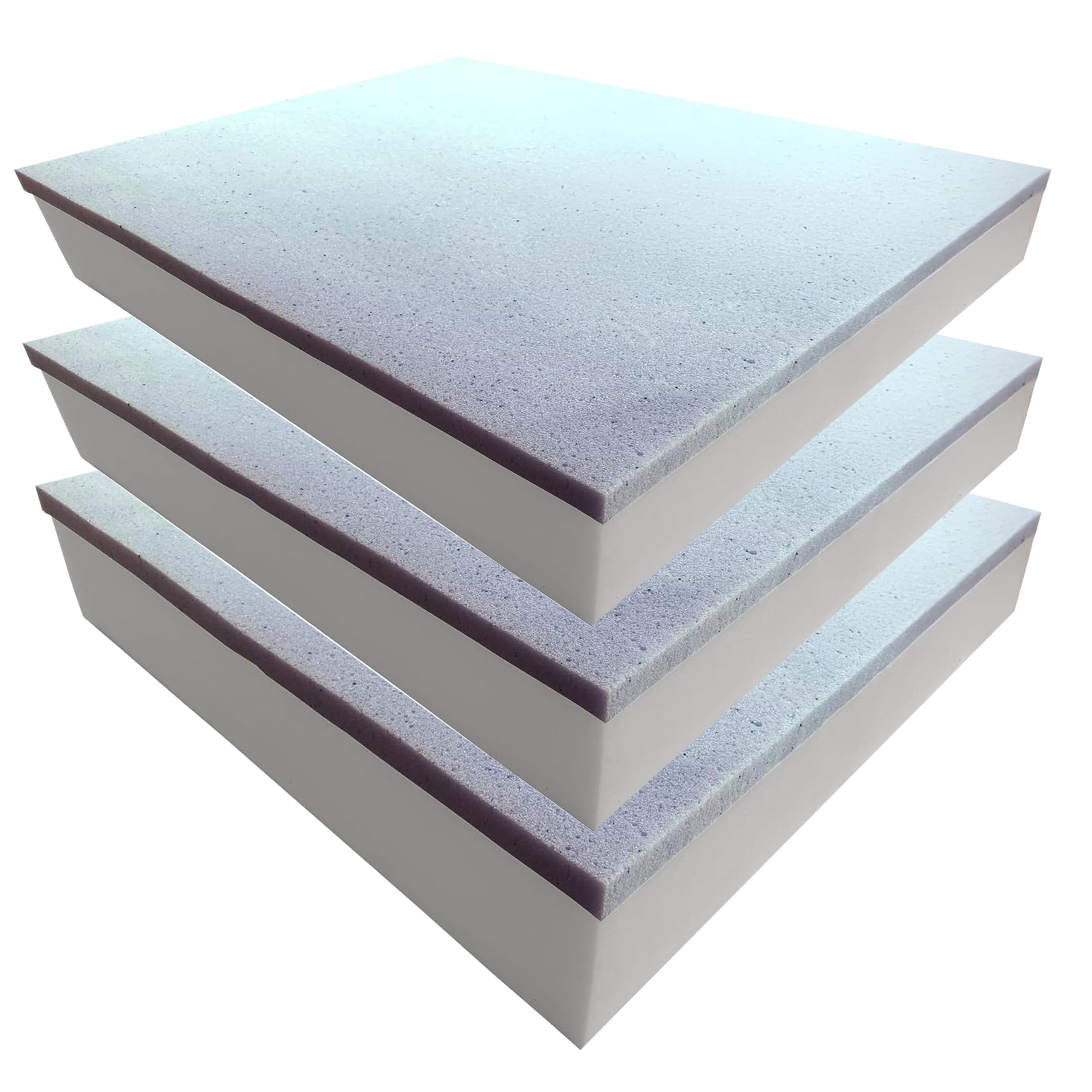 Foamma 1" x 20" x 20" High-Density Upholstery Foam Padding, Thick Custom Pillow, Chair and Couch Cushion Replacement, Craft Supplies for Upholstery and Seat Repair