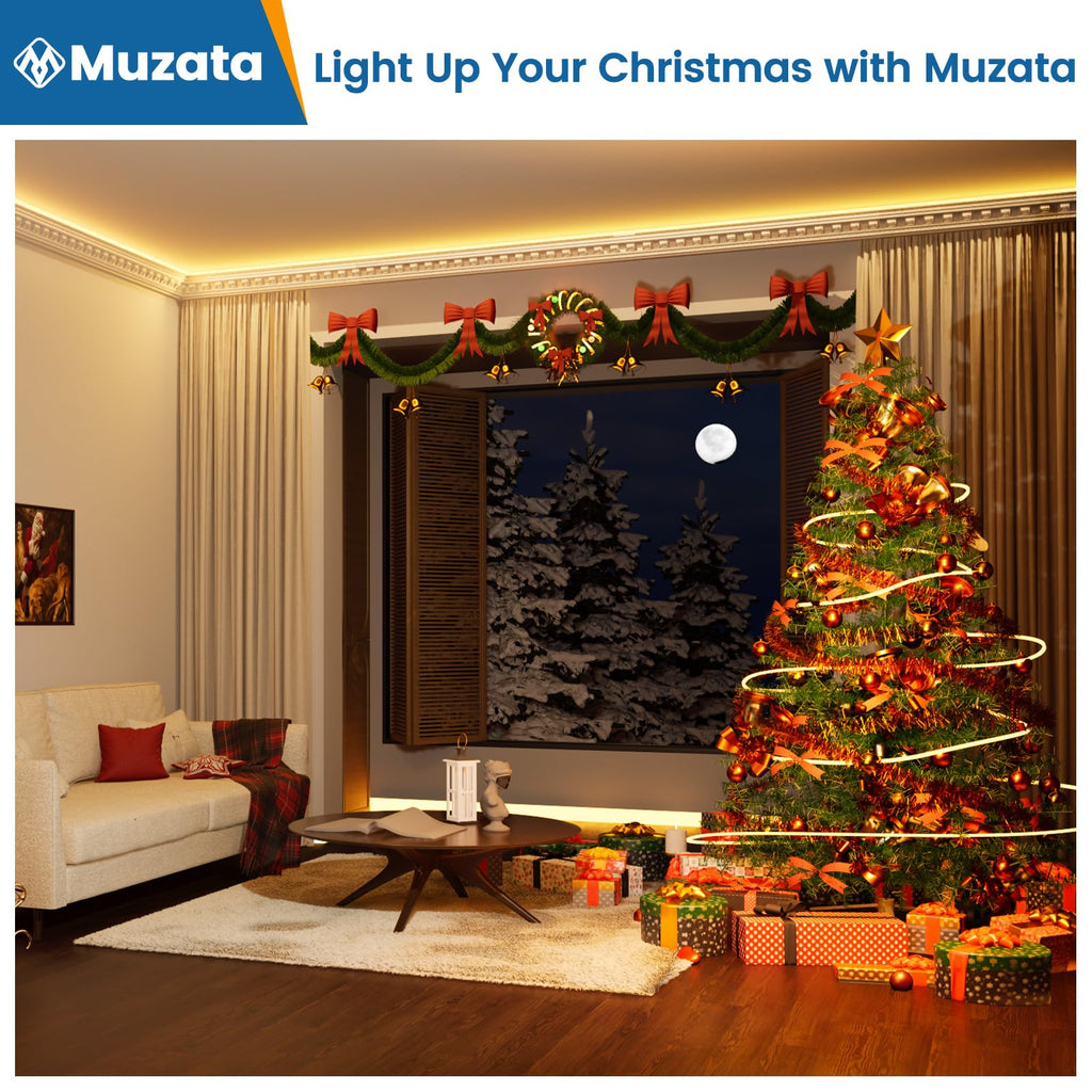 Muzata 10Pack 3.3FT/1M LED Channel Aluminum U Shape Silver LED Strip Diffuser Channel with Milky White Cover Easy Installation U1SW WW 1M