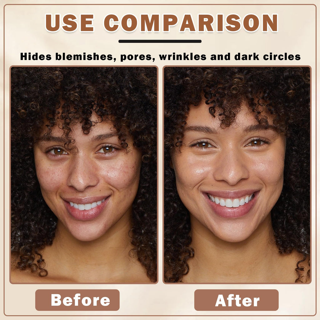 Air Brush Makeup Foundation and Makeup Primer for Face,Hydrates and Moisturizes,Buildable Coverage with Anti-aging Formula for Smooth Radiant Skin (01 Natural/Warm Porcelain)