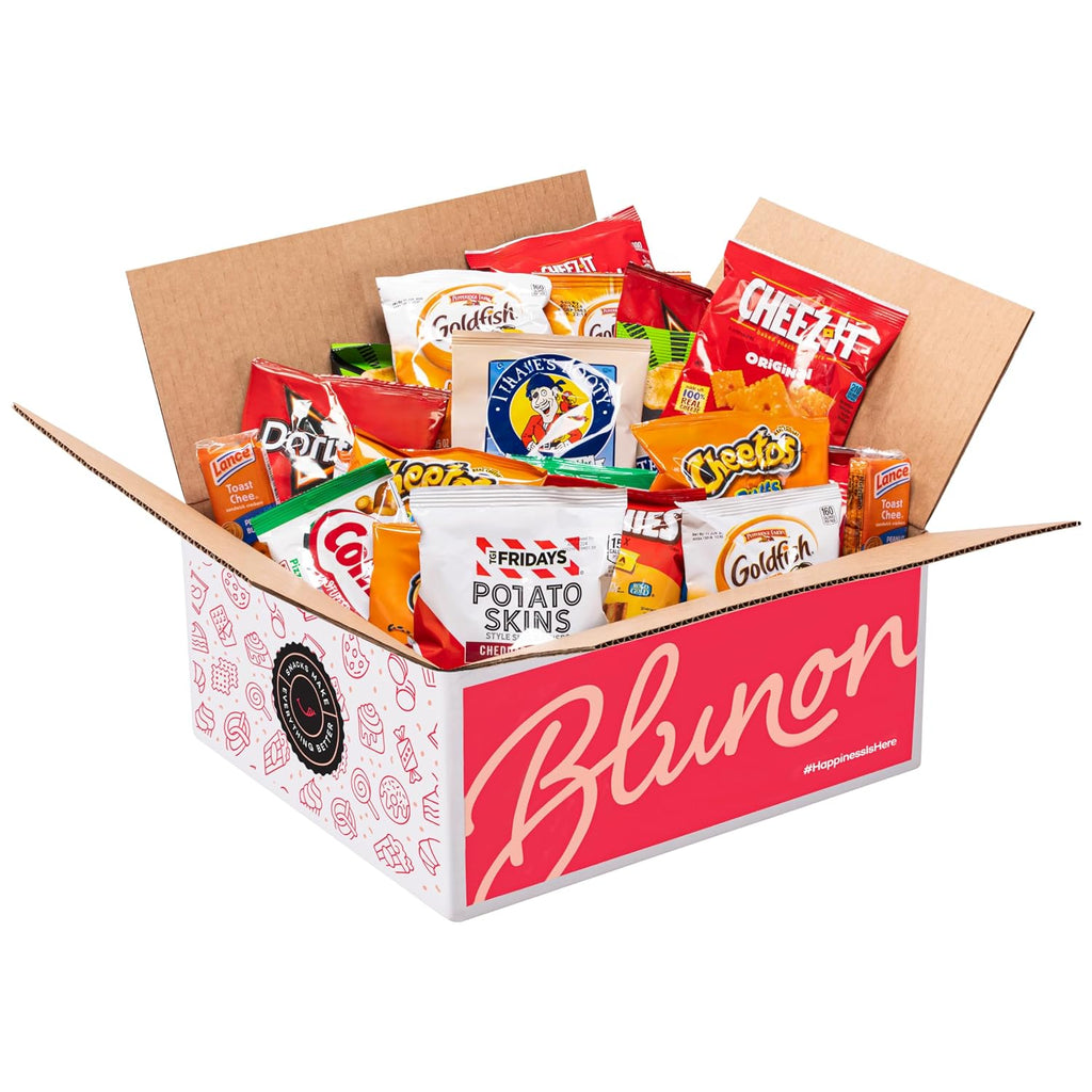 Cheese Crackers and Cheese Snacks - Variety Pack Assortment - Sampler Bulk Care Package Gift Box (36 Count)