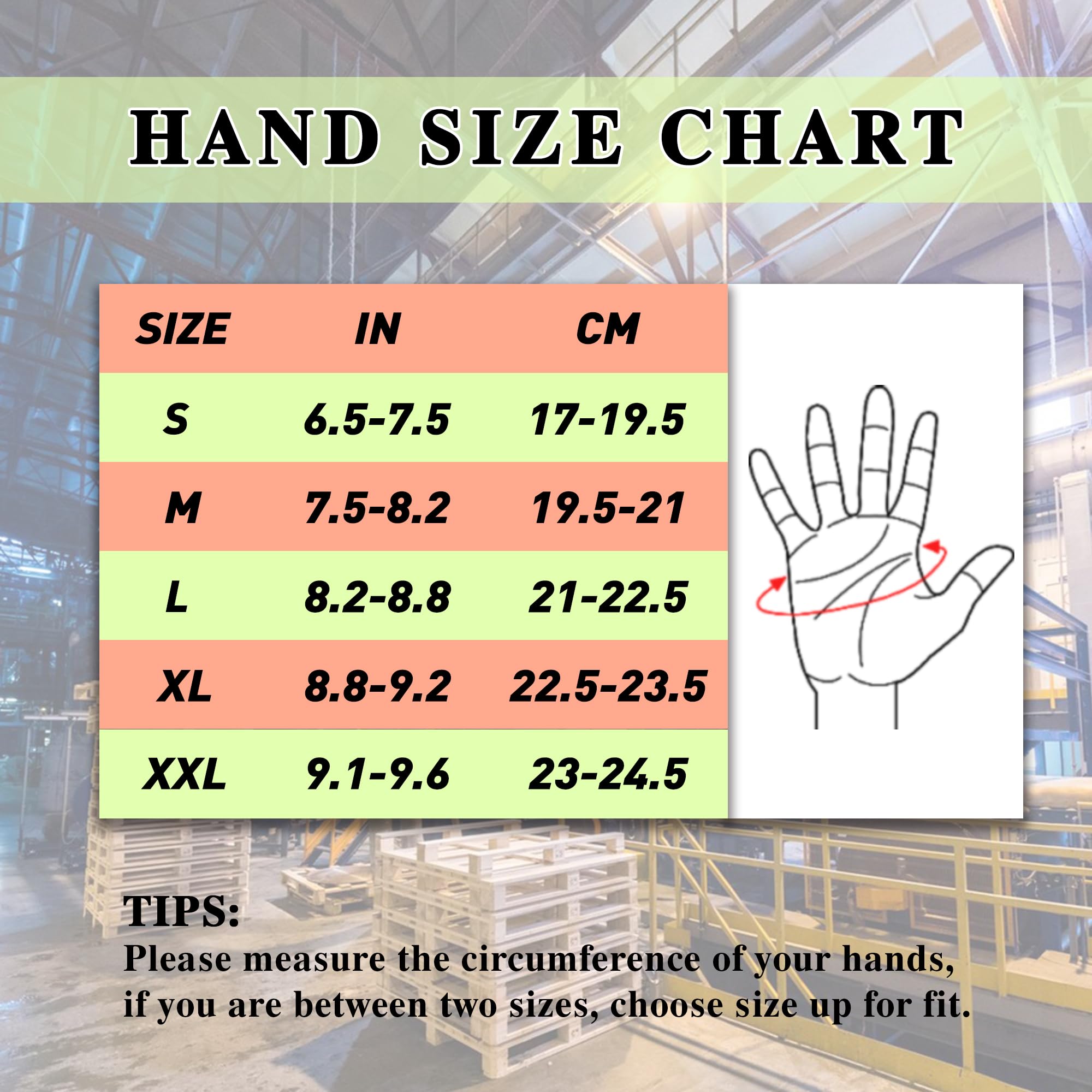 AIGEVTURE Safety Work Gloves Mens & Women, Light Duty Mechanic Gloves Touch Screen, Gardening Work Gloves with Grip,High Dexterity