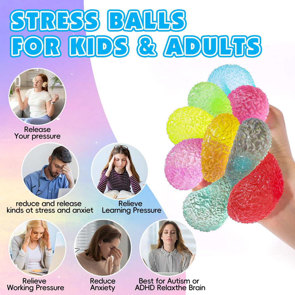 24 Pack Slow Rising Ice Cube Squishy Stress Balls，Stress Cube for Adults Kids , Bulk Taba Squish Fidget Toys, Square Squeeze Toy for Classroom Prizes, Mini Nice Cube Squishy for Party Favors