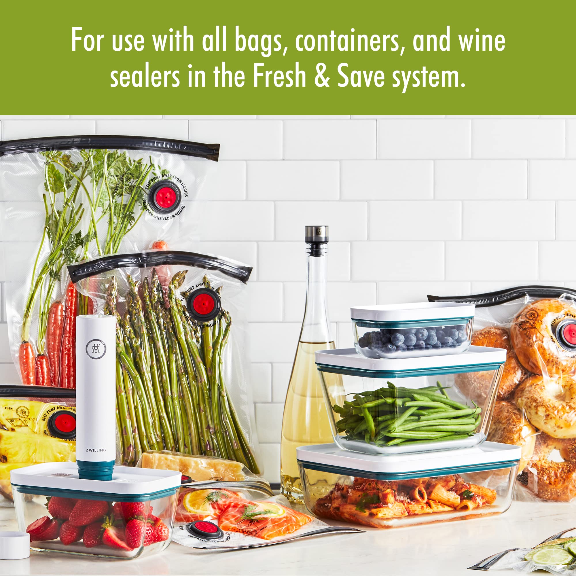 ZWILLING Fresh & Save Vacuum Fridge Glass Container