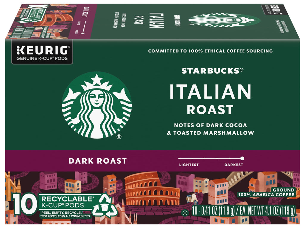 Starbucks Coffee, Caffe Verona Dark K Cup Portion Pack for Keurig Brewers, 24 Count