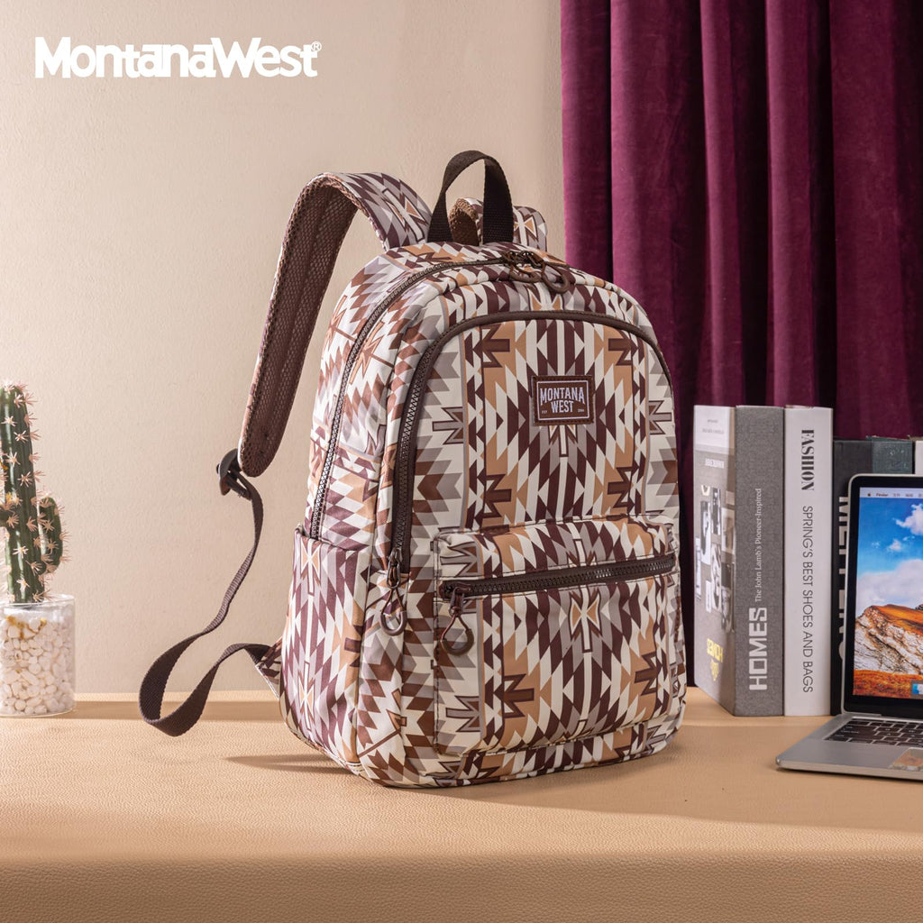 Montana West Backpack Purse for Women Western Aztec Backpack Purse Lightweight Casual Daypack for Travel