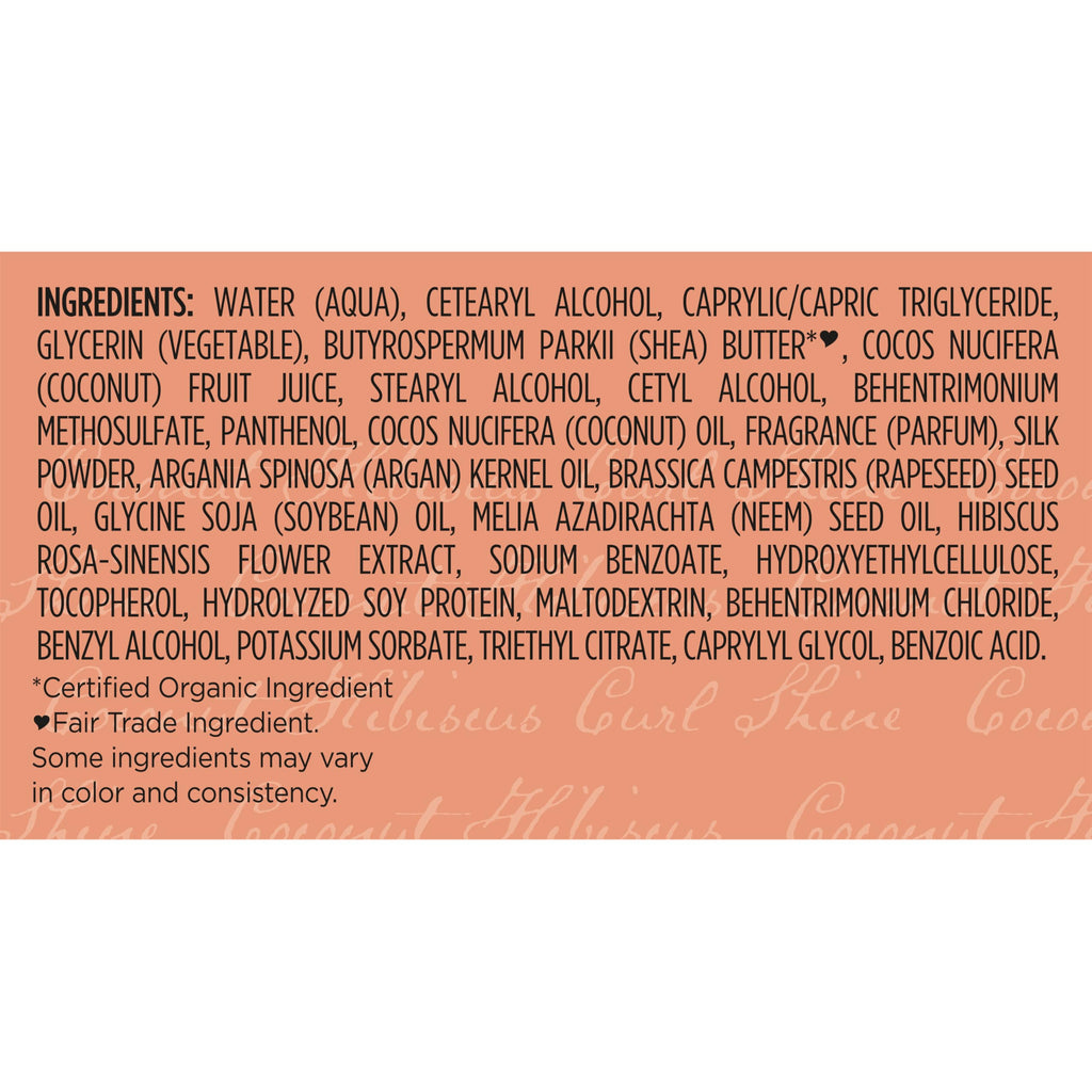 SheaMoisture Hair Mask Coconut & Hibiscus for Dry Curls Hair Mask with Shea Butter 11.5 oz