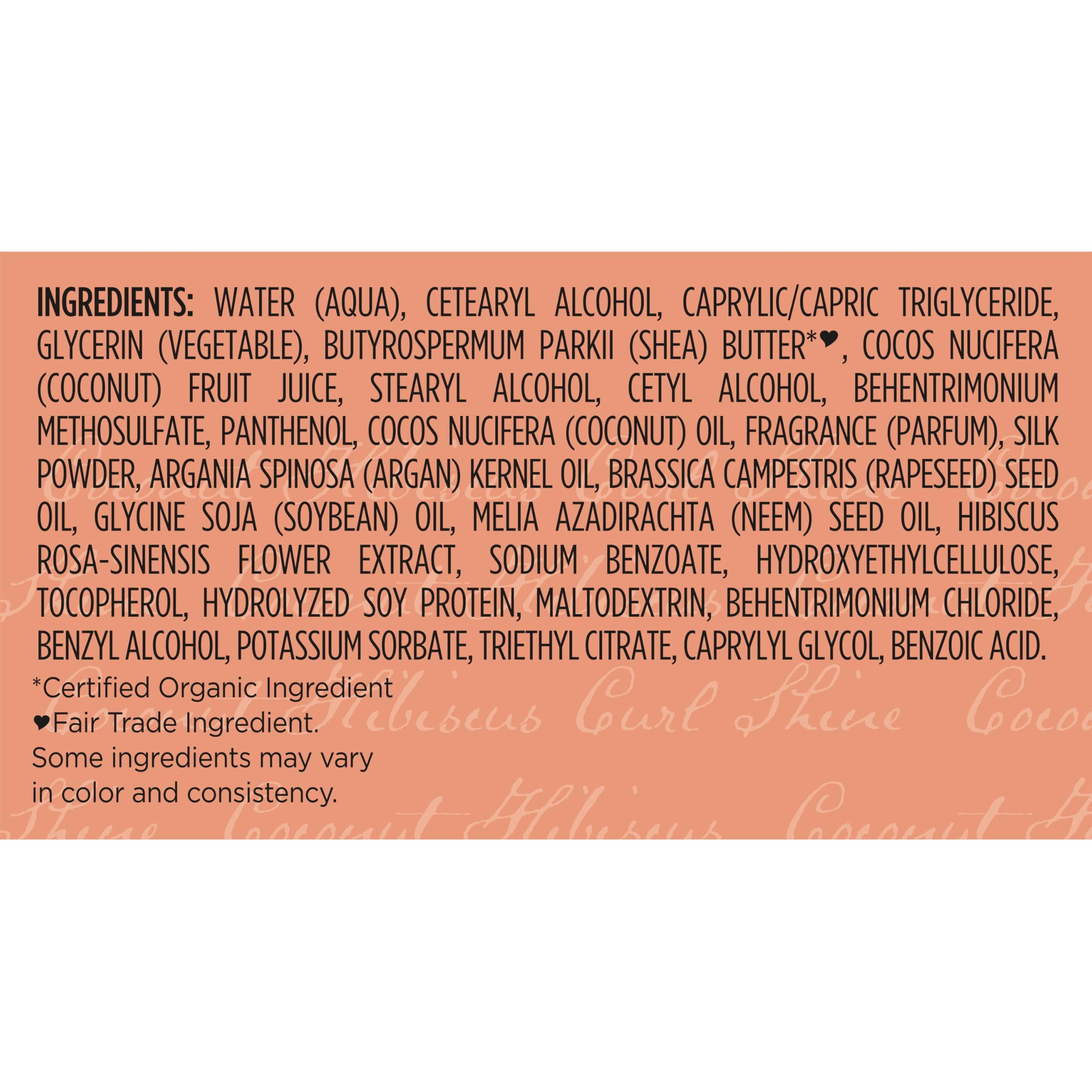 SheaMoisture Hair Mask Coconut & Hibiscus for Dry Curls Hair Mask with Shea Butter 11.5 oz