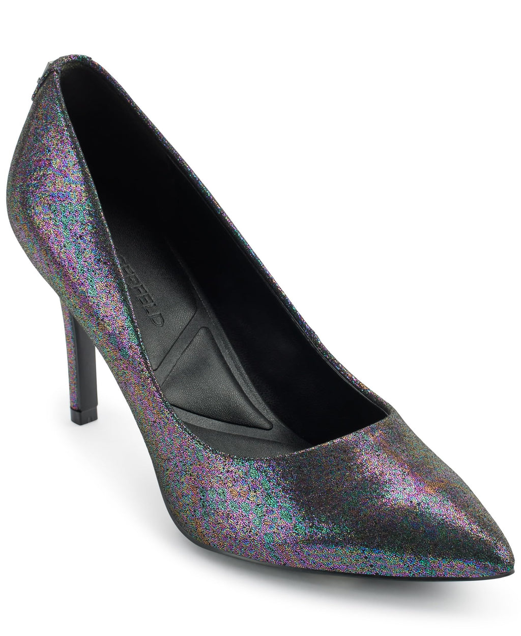 Karl Lagerfeld Womens Royale Pointed Toe Dress Pump