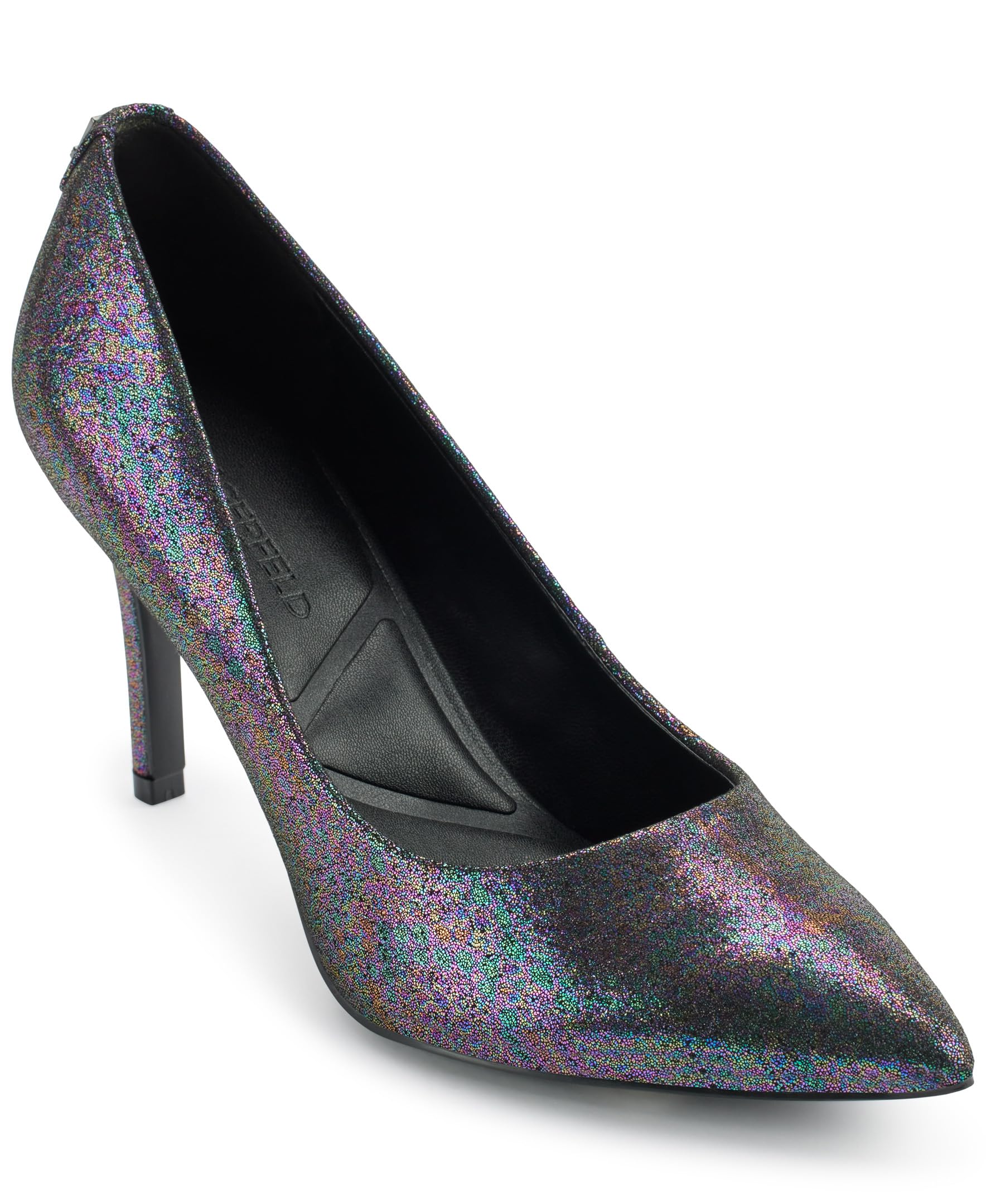 Karl Lagerfeld Womens Royale Pointed Toe Dress Pump