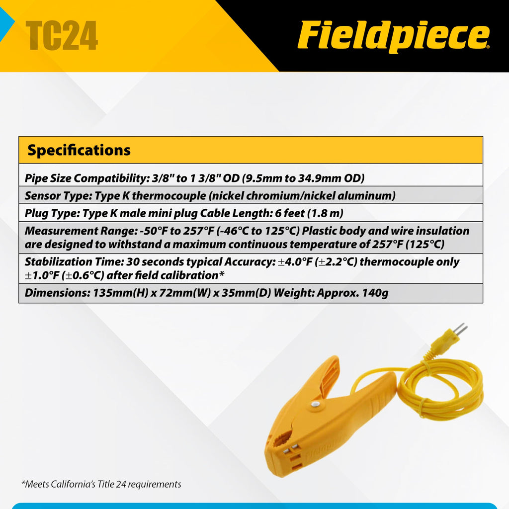 Fieldpiece TC24refrigerator Replacement Partsfieldpiece Made Up of The Best Brand