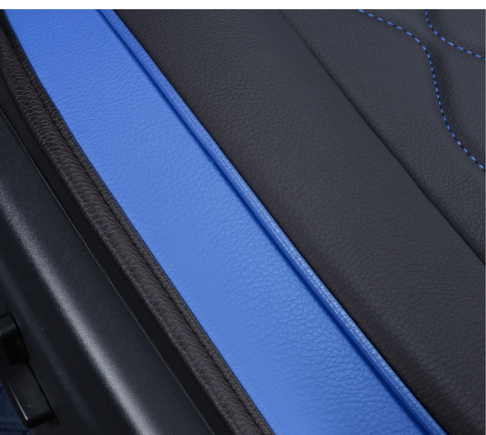 Huidasource Grand Cherokee Seat Covers, 2 Pieces Waterproof Leather Customized Car Seat Cushion Covers Protectors Compatible with Jeep Grand Cherokee 2011-2022 (2Pcs Front/Black)