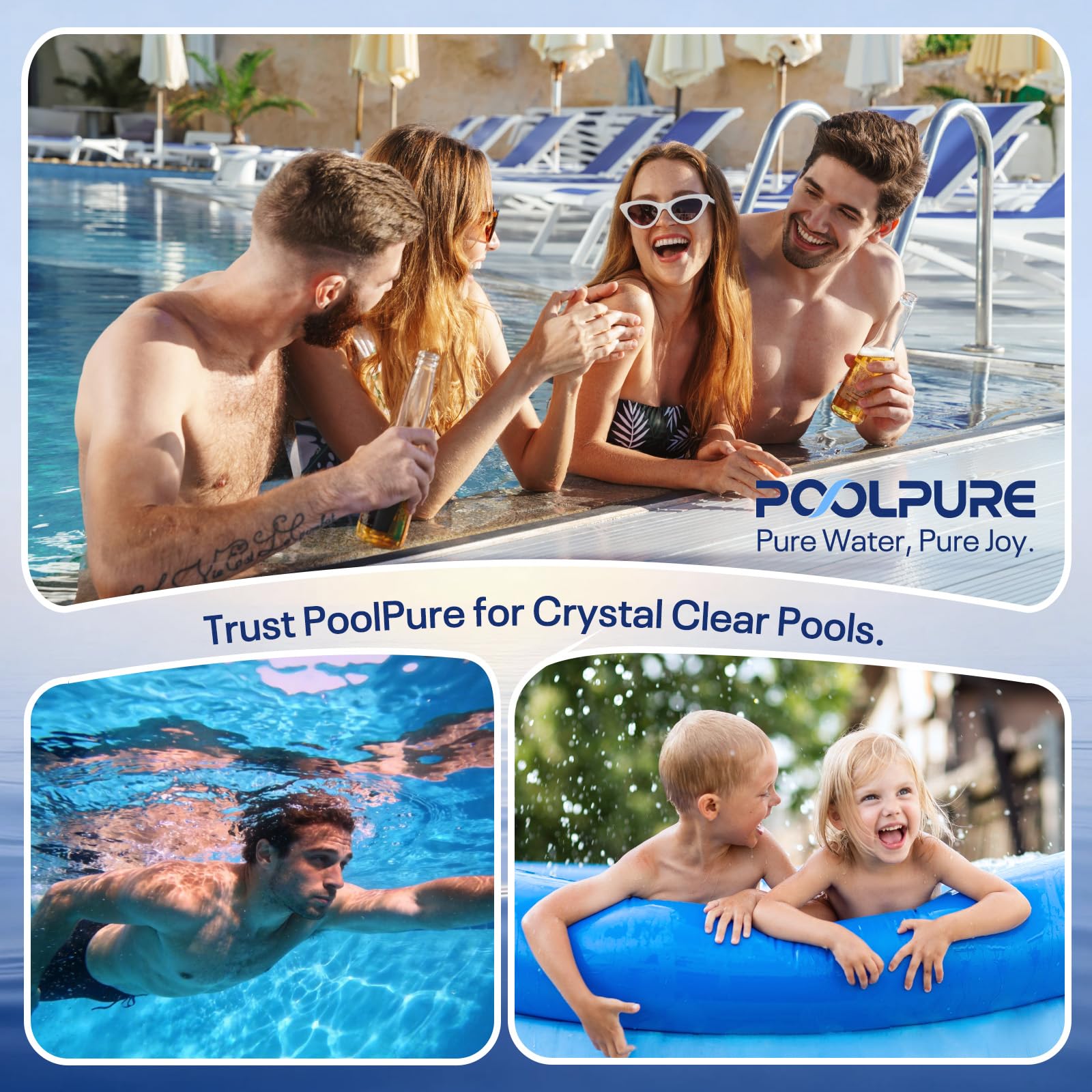 POOLPURE 5CH-352 Spa Filter Replaces PPM35SC-F2M, Marquis Spa 20042, 20092, 70-0240, 370-0242, 370-0243, Filbur FC-0196, 2" Male Thread/MPT Hot Tub Filter, 1 Pack