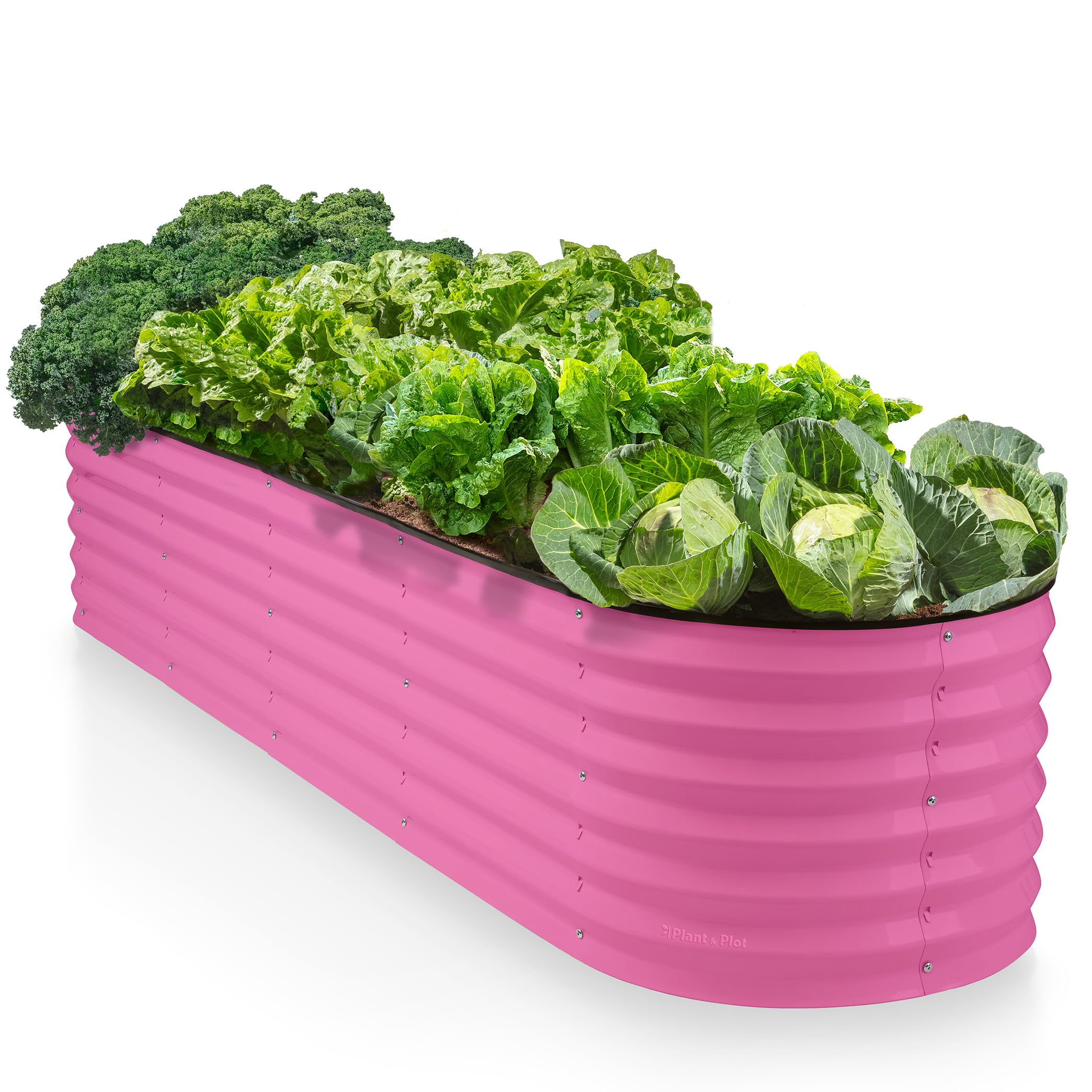 9-in-1 Galvanized Steel Raised Garden Bed // 8×2×1.5 ft Modular Planter for Gardening, Vegetables, Flowers // 18" Tall Metal Raised Garden Beds Outdoor (Dark Green) // Patented Design Planter Box
