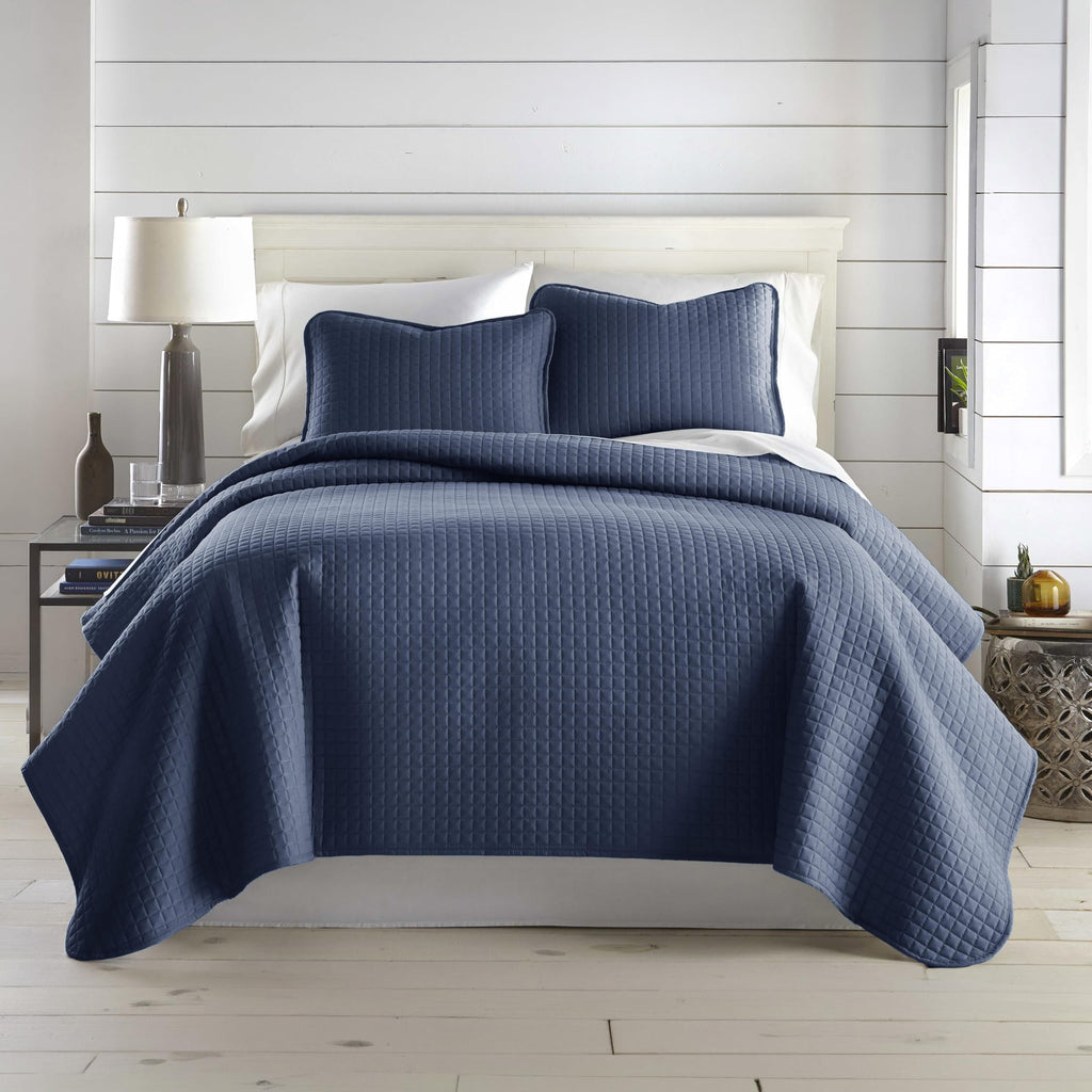 Southshore Fine Living, Inc. XL Twin Quilt Set, Microfiber Quilted Bedspread, White Bedding Twin Coverlet w/Pillow Sham, Pet Hair Resistant Bedding Coverlet Set, Quilted Coverlet, Bright White Quilt