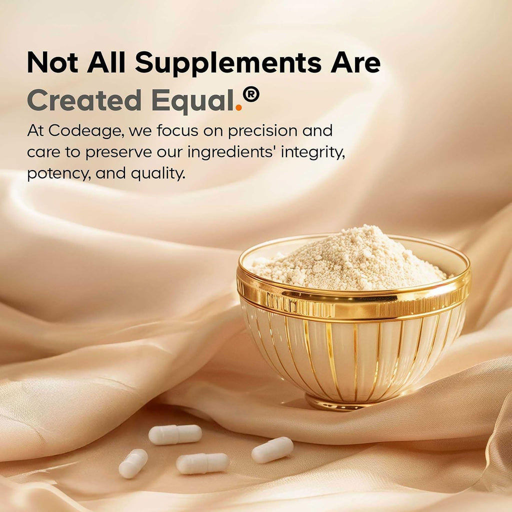 Codeage Marine Collagen Powder - Wild-Caught Hydrolyzed Fish Collagen Peptides - Type 1 & 3 Collagen Protein Supplement - Amino Acids for Skin, Hair, Nails - Paleo Friendly, Non-GMO, 15.87 Ounces
