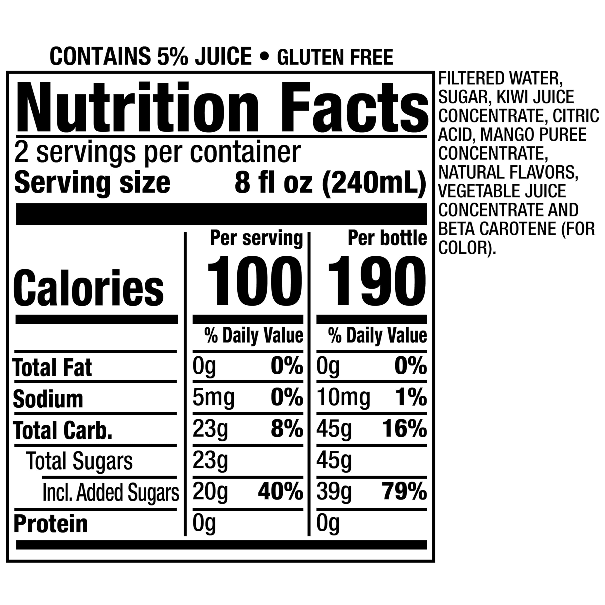 Snapple Apple Juice Drink, 16 fl oz recycled plastic bottle, 6 pack