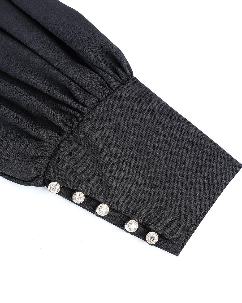 Nuoqi Victorian Blouse Womens Gothic Shirt Vintage Long Sleeve Lotus Ruffle Tops