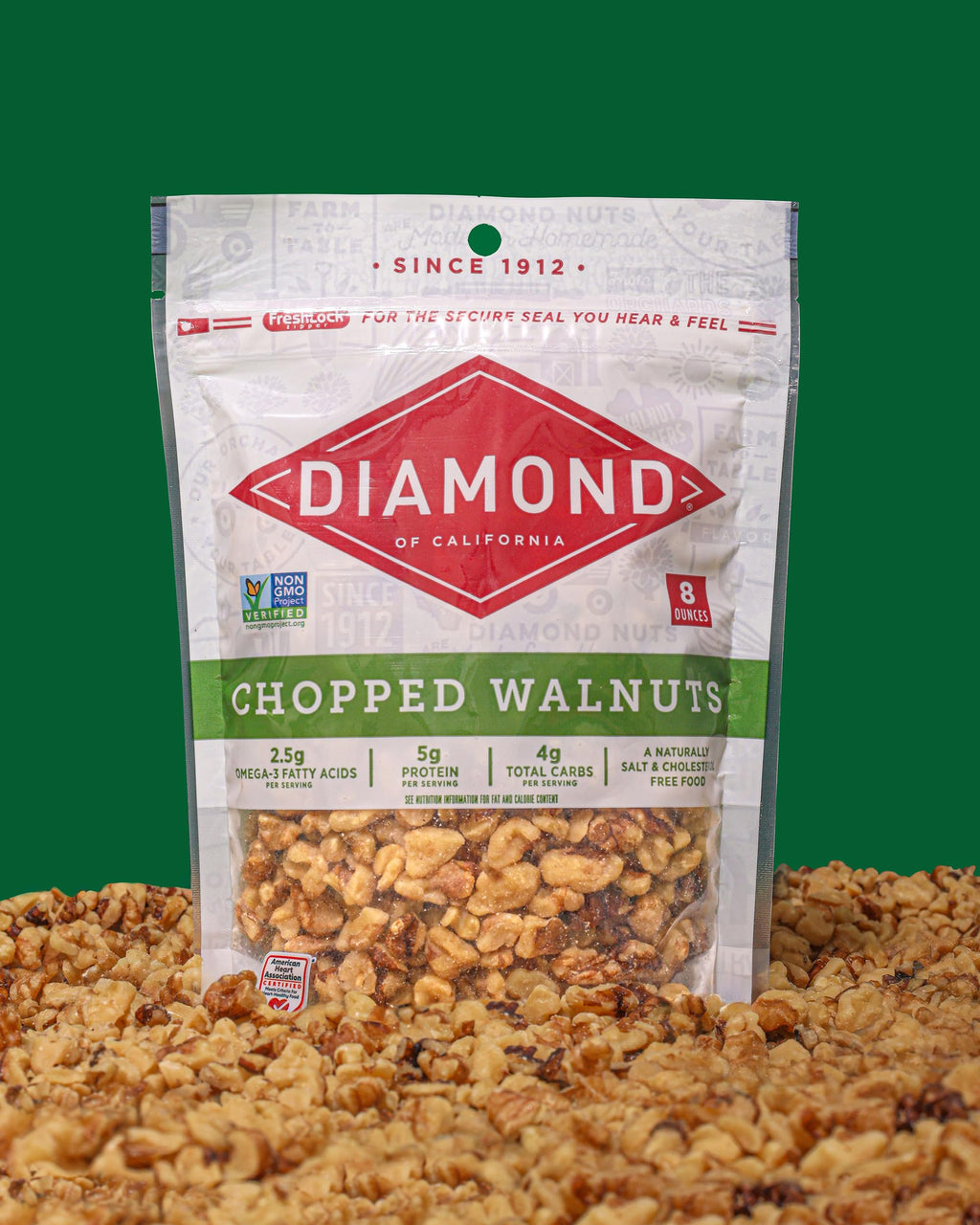 Diamond of California Chopped Walnuts 8 oz