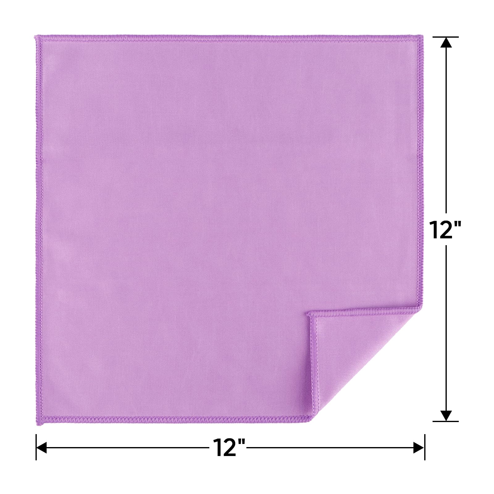 HOMEXCEL Microfiber Glass Cleaning Cloths 6 PK, Lint Free Streak Free, Reusable Microfiber Magic Cleaning Cloth for Cleaning Windows, Glasses, Mirrors, Screens, Stainless Steel, and More, Blue-14”×16”