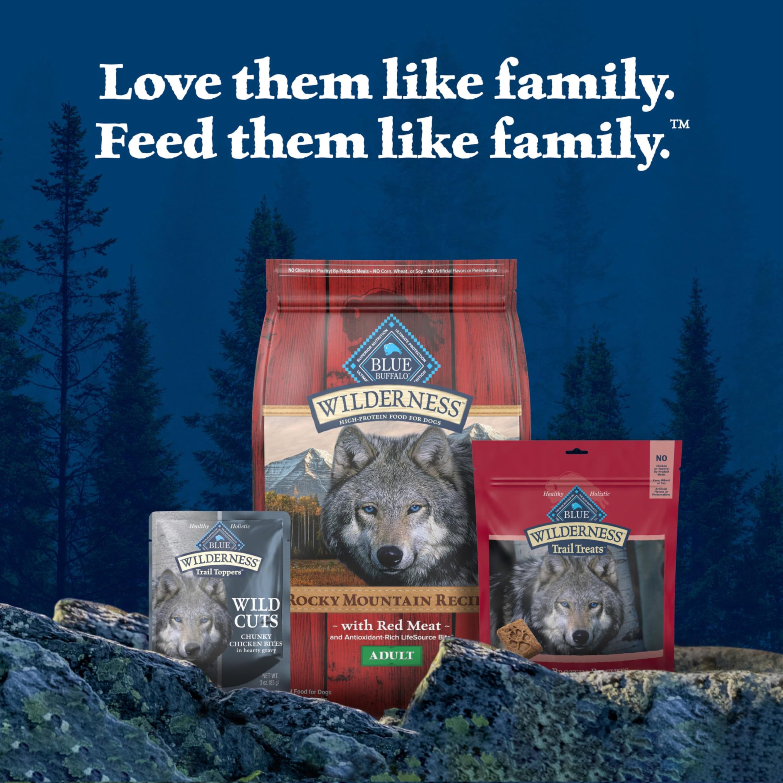 Blue Buffalo Wilderness Wild Cuts Trail Toppers Chunky Bites In Hearty Gravy - Beef - 3 Oz