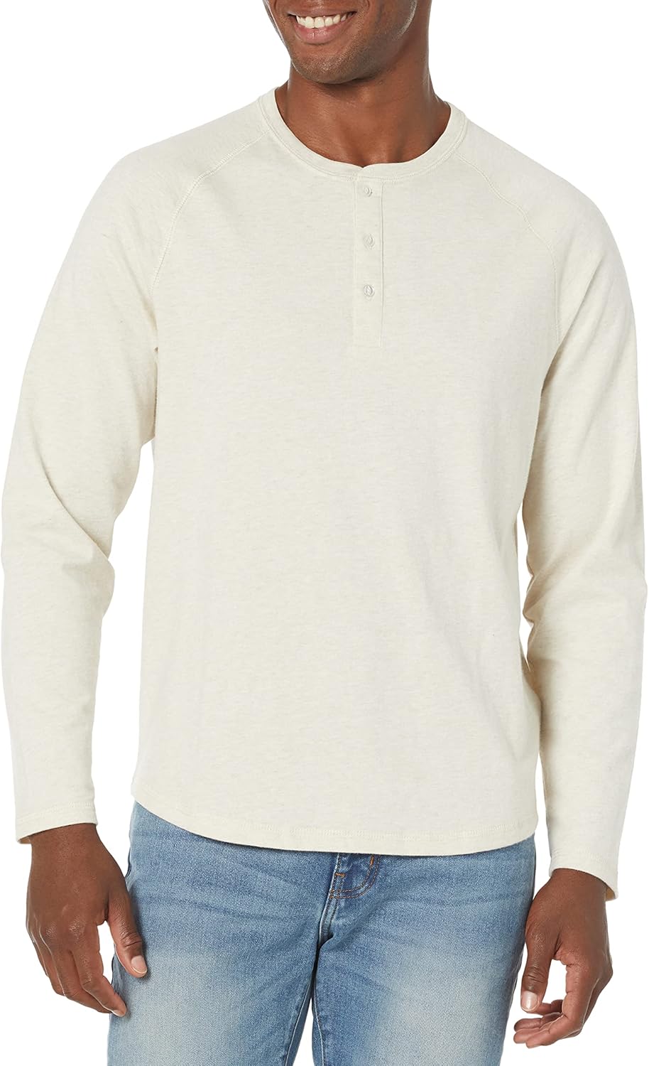 Amazon Essentials Men's Long-Sleeve Henley Shirt