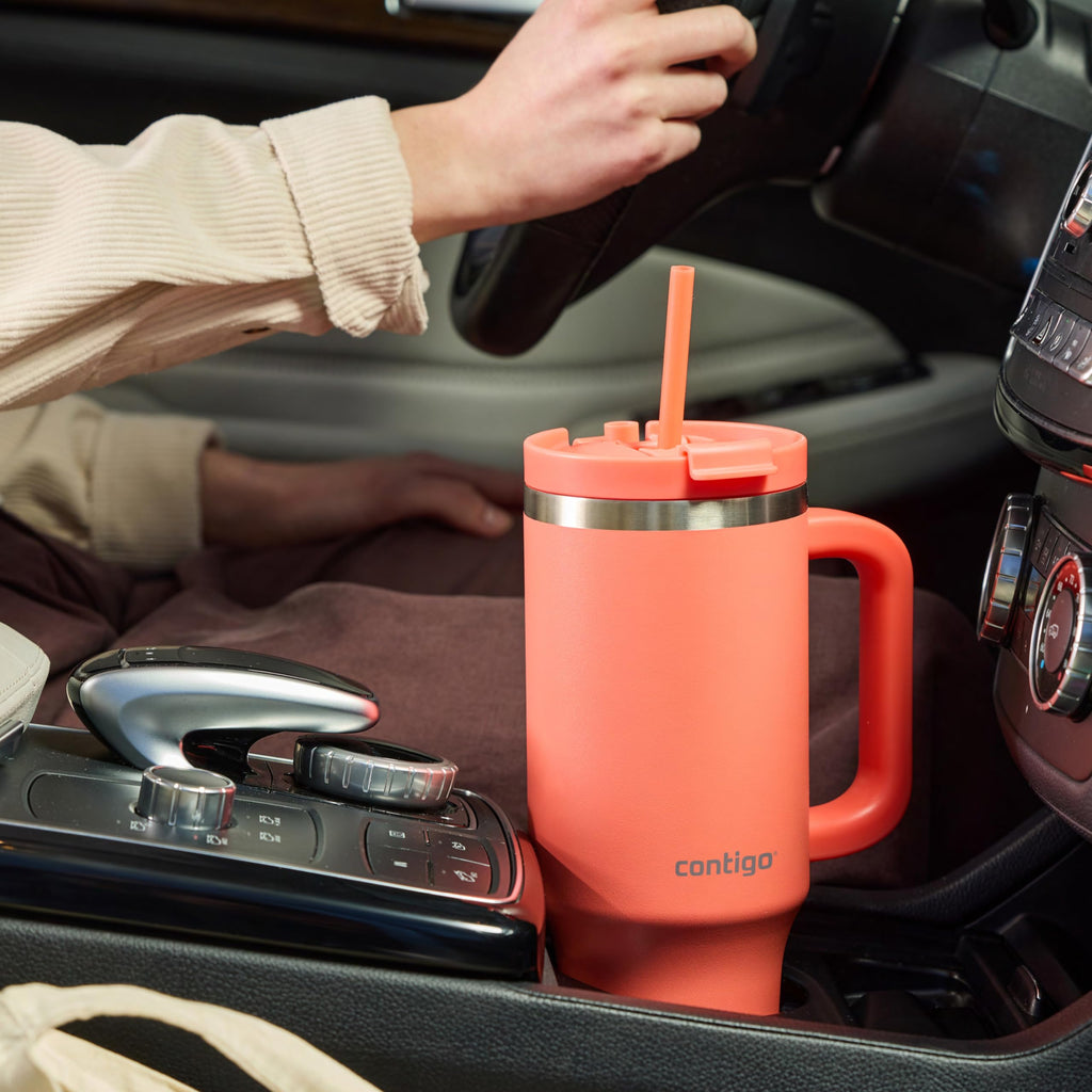Contigo Streeterville 30oz Tumbler, Stainless Steel Vacuum Insulated, Leak-Proof, Cold for 29 Hours, Fits in cupholders, Licorice