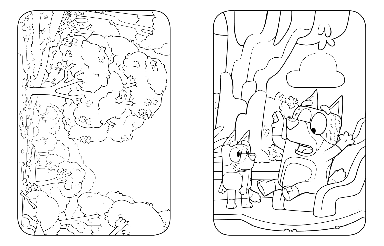 Bluey: Big Backyard: A Coloring Book