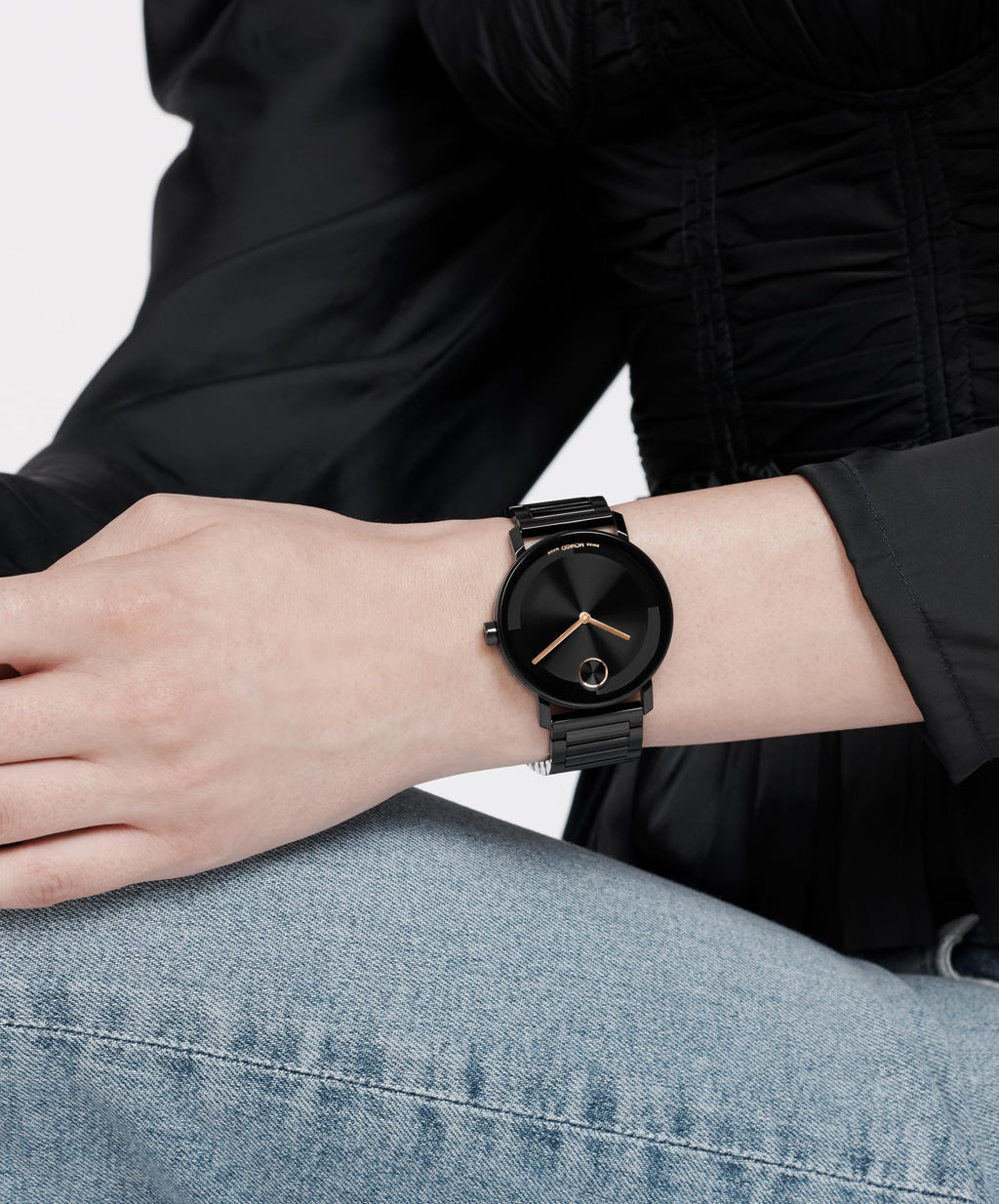 Movado Bold Evolution 2.0 Men's Watch - Swiss Quartz Movement, Stainless Steel Mesh Bracelet - 3 ATM Water Resistance - Luxury Fashion Timepiece for Him - 40mm