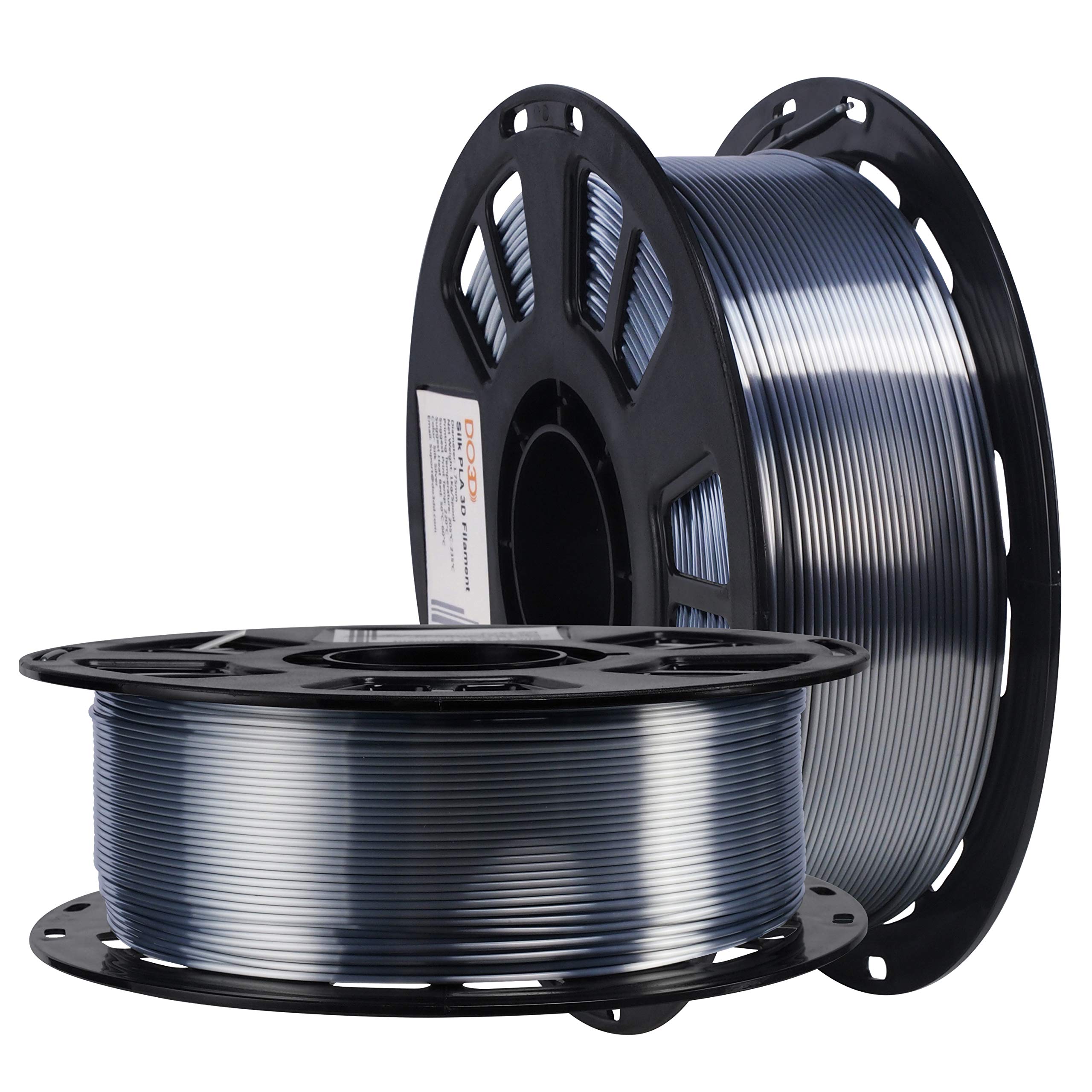 1.75mm PLA 3D Printer Filament Bundle: Glow in Dark Green/Blue/Purple/Rainbow, One Spool Clear Multi Colored, Each Spool 250g, Total 1.25Kg 3D Printing Material, 250g x 5 Spools Glow in Dark PLA