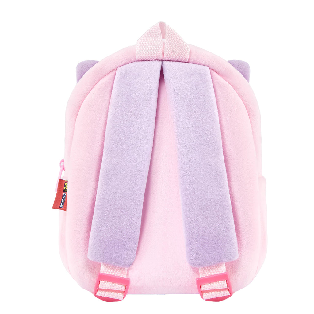 NICE CHOICE Cute Toddler Backpack Toddler Bag Plush Animal Cartoon Mini Travel Bag for Baby Girl Boy 2-6 Years(BB Unicorn)