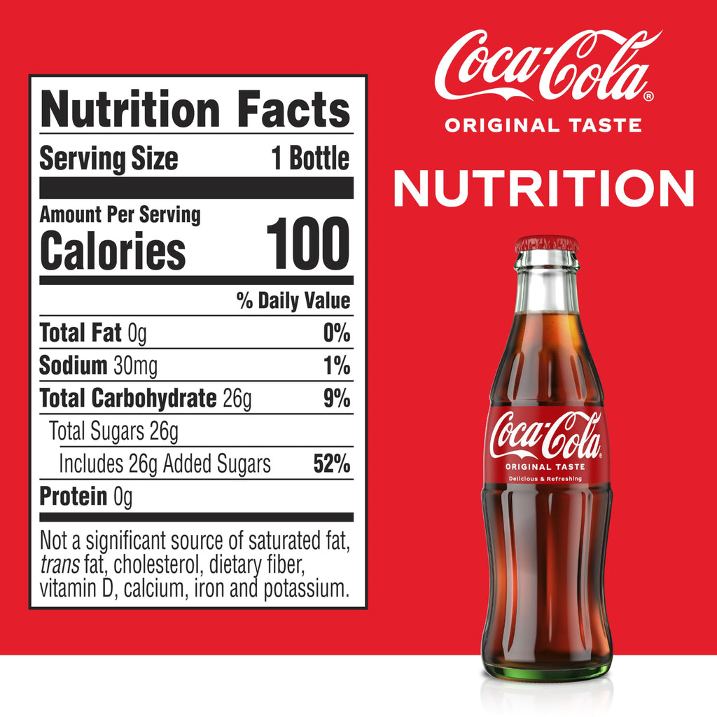 Coca-Cola Classic 8Oz Glass Bottles 2- (12 Bottles) Coke