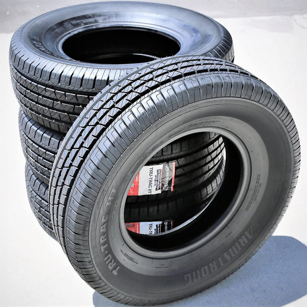 Armstrong Tru-Trac HT All-Season Truck/SUV Highway Radial Tire-215/70R16 215/70/16 215/70-16 100H Load Range SL 4-Ply BSW Black Side Wall UTQG 740AA