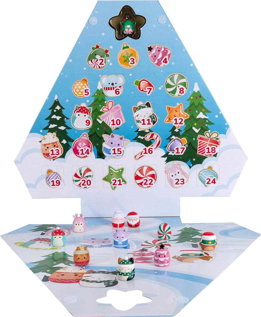 Squish-a-longs Holiday Countdown Calendar – Includes 24 Mini-Squish (Wave 3)