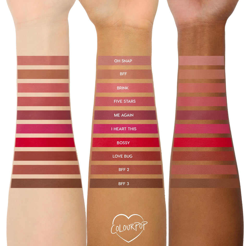 ColourPop Lil Box of Lippie Pencils Makeup Kit - 10-Piece Vegan Lip Liner Set with Creamy, Long-Wearing Formula - Includes New Shades to Deliver Bold, High-Impact Color (3.05 oz)