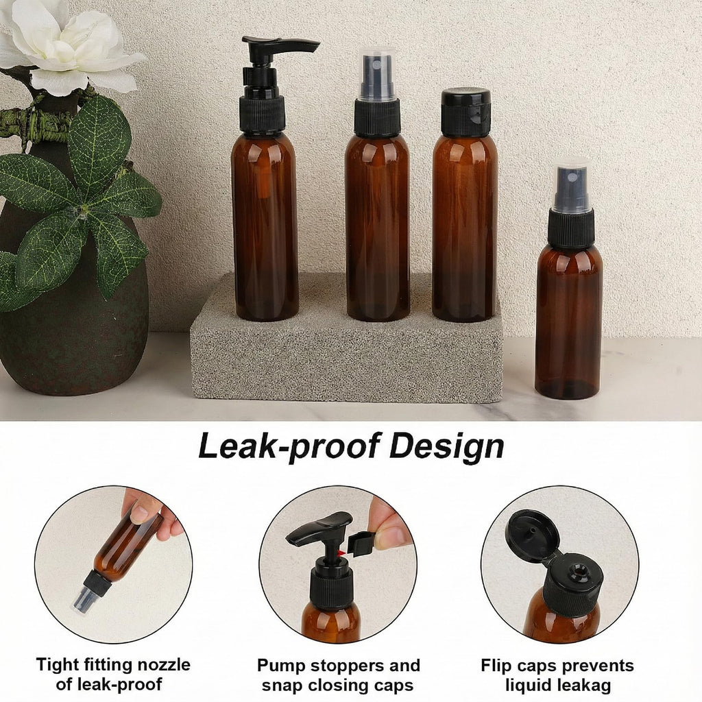 Cosywell Travel Size Bottles for Toiletries 13 Pack 2oz TSA Approved Toiletry Bottles Leak Proof Travel Kit for Women Men TSA Clear Toiletry Bag Shampoo Lotion Skincare Cosmetic Container